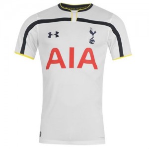 Футбольная футболка для детей Tottenham Hotspur Гостевая 2014 2015 короткий рукав 2XS (рост 100 см)