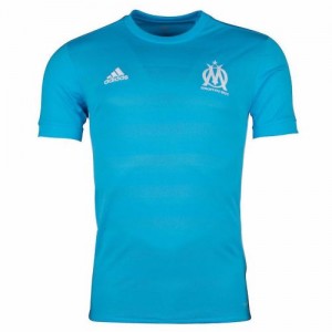Футбольная футболка для детей Marseille Гостевая 2017 2018 короткий рукав 2XL (рост 164 см)