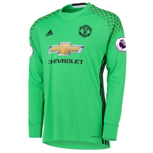 Именная вратарская футбольная футболка Manchester United David de Gea Гостевая 2016 2017 короткий рукав S(44)