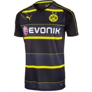 Именная футбольная футболка для детей Borussia Dortmund Michy Batshuayi Гостевая 2016 2017 короткий рукав M (рост 128 см)