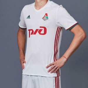 Именная футбольная футболка Lokomotiv Manuel Fernandes Гостевая 2016 2017 короткий рукав S(44)