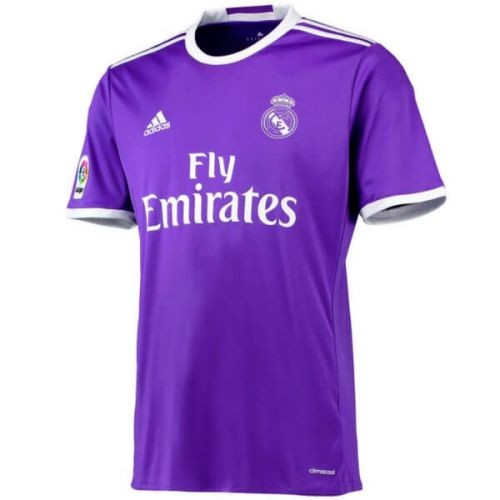 Именная футбольная футболка для детей Real Madrid Гарет Бэйл Гостевая 2016 2017 короткий рукав M (рост 128 см)