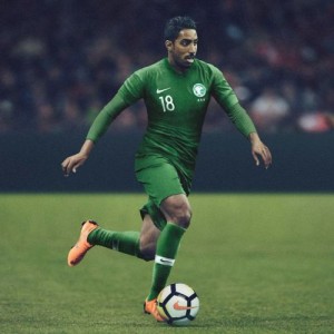 Футболка сборной Саудовской Аравии по футболу ЧМ-2018 Гостевая короткий рукав S(44)