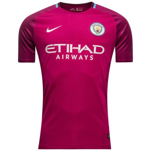 Именная футбольная футболка Manchester City  Leroy Sané Гостевая 2017 2018 короткий рукав S(44)