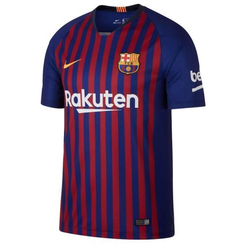 Именная футбольная футболка для детей Barcelona Lionel Messi Домашняя 2018 2019 короткий рукав 2XL (рост 164 см)