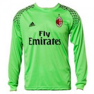 Именная вратарская футбольная футболка AC Milan Gianluigi Donnarumma Гостевая 2016 2017 короткий рукав XL(50)