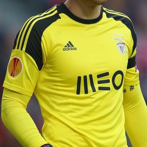 Именная вратарская футбольная футболка Benfica Bruno Varela Гостевая 2014 2015 короткий рукав XL(50)