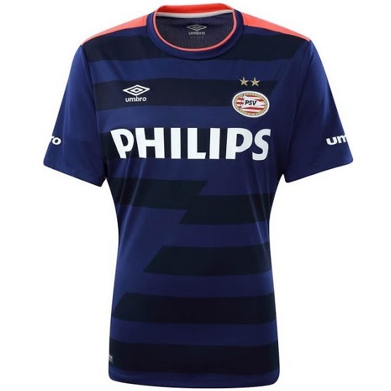 Именная футбольная футболка PSV Steven Bergwijn Гостевая 2015 2016 короткий рукав XL(50)