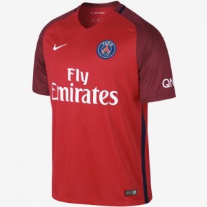 Именная футбольная футболка PSG Kylian Mbappe Гостевая 2016 2017 короткий рукав XL(50)