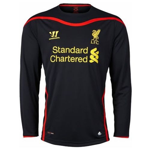 Именная вратарская футбольная футболка Liverpool Loris Karius Гостевая 2014 2015 короткий рукав XL(50)