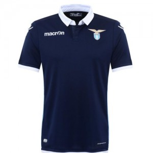 Именная футбольная футболка S.S. Lazio Stefan de Vrij Гостевая 2016 2017 короткий рукав XL(50)
