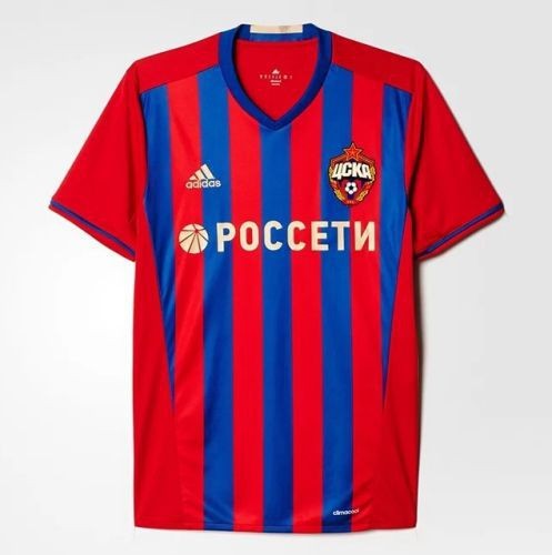 Футбольная футболка для детей CSKA Moscow Домашняя 2016 2017 длинный рукав S (рост 116 см)