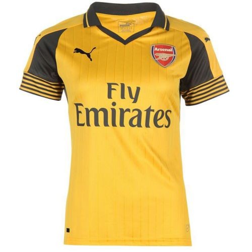 Именная футбольная футболка для детей Arsenal Nacho Monreal Гостевая 2016 2017 короткий рукав XL (рост 152 см)