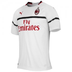 Именная футбольная футболка для детей AC Milan Nikola Kalinic Гостевая 2018 2019 короткий рукав 2XS (рост 100 см)