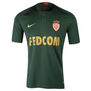 Именная футбольная футболка для детей AS Monaco Stevan Jovetic Гостевая 2018 2019 короткий рукав 2XS (рост 100 см)