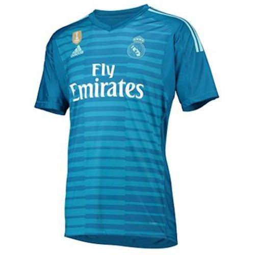 Именная вратарская футбольная футболка для детей Real Madrid Keylor Navas Гостевая 2018 2019 короткий рукав 2XS (рост 100 см)