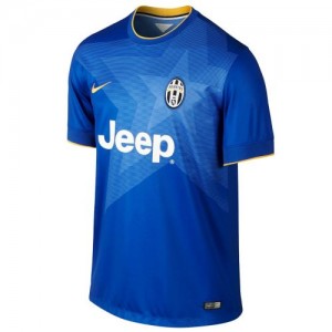 Футбольная футболка для детей Juventus Гостевая 2014 2015 длинный рукав L (рост 140 см)