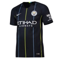 Именная футбольная футболка для детей Manchester City Leroy Sane Гостевая 2018 2019 короткий рукав S (рост 116 см)