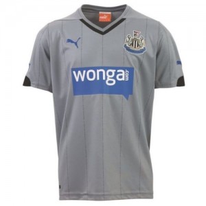 Футбольная футболка для детей Newcastle United Гостевая 2014 2015 короткий рукав 2XS (рост 100 см)