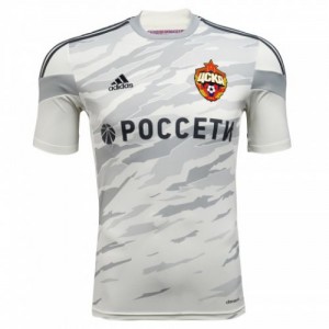 Футбольная футболка для детей CSKA Moscow Гостевая 2014 2015 короткий рукав 2XS (рост 100 см)