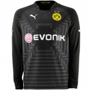 Именная вратарская футбольная футболка для детей Borussia Dortmund Roman Burki Гостевая 2014 2015 короткий рукав 2XS (рост 100 см)