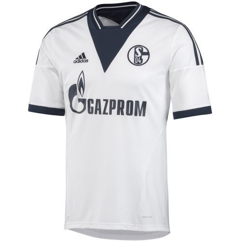 Именная футбольная футболка для детей Schalke 04 Daniel Caligiuri Гостевая 2014 2015 короткий рукав 2XS (рост 100 см)