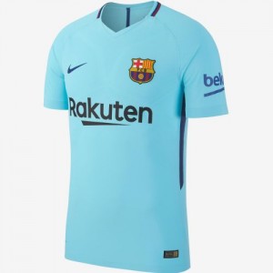 Именная футбольная футболка для детей Barcelona Lionel Messi Гостевая 2017 2018 короткий рукав 2XS (рост 100 см)