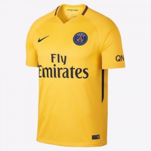 Именная футбольная футболка для детей PSG Kylian Mbappe Гостевая 2017 2018 короткий рукав 2XS (рост 100 см)