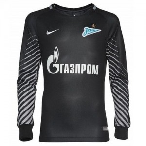 Именная вратарская футбольная футболка для детей Zenit Andrey Lunev Гостевая 2017 2018 короткий рукав 2XS (рост 100 см)