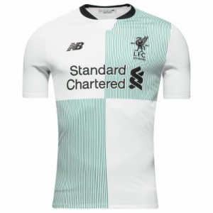 Именная футбольная футболка для детей Liverpool Roberto Firmino Гостевая 2017 2018 короткий рукав 2XS (рост 100 см)