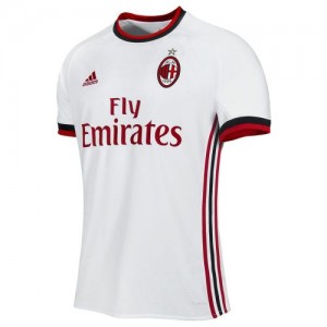 Именная футбольная футболка для детей AC Milan Patrick Cutrone Гостевая 2017 2018 короткий рукав XS (рост 110 см)