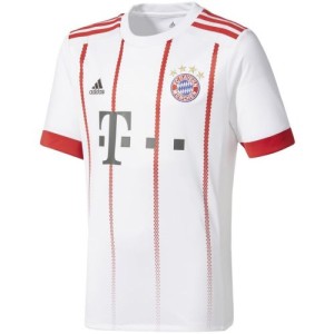 Именная футбольная футболка для детей Bayern Munich Arturo Vidal Гостевая 2017 2018 короткий рукав XS (рост 110 см)