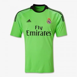 Именная вратарская футбольная футболка Real Madrid Keylor Navas Гостевая 2014 2015 короткий рукав 2XL(52)