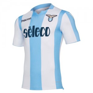 Именная футбольная футболка для детей S.S. Lazio Luis Alberto Гостевая 2017 2018 короткий рукав S (рост 116 см)