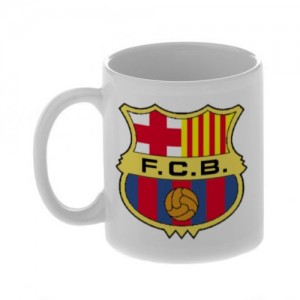 Кружка керамическая с логотипом Барселона