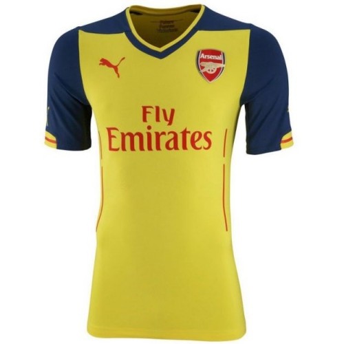 Футбольная футболка для детей Arsenal Гостевая 2014 2015 короткий рукав 2XL (рост 164 см)
