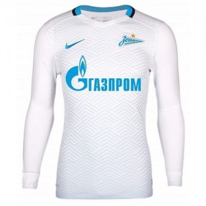 Футбольная футболка для детей Zenit Гостевая 2015 2016 длинный рукав 2XS (рост 100 см)