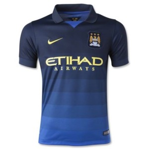 Именная футбольная футболка Manchester City Raheem Sterling Гостевая 2014 2015 короткий рукав L(48)