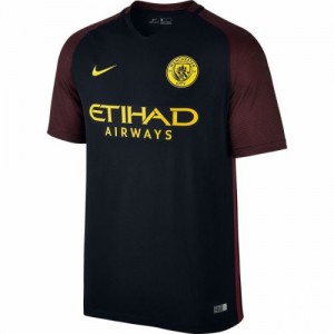 Футбольная футболка Manchester City Гостевая 2015 2016 короткий рукав XL(50)