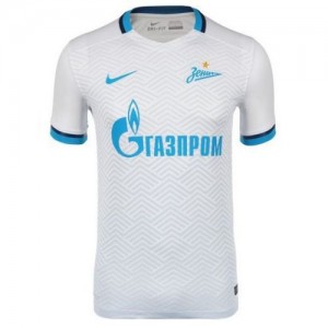 Футбольная футболка для детей Zenit Гостевая 2015 2016 короткий рукав 2XS (рост 100 см)