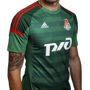 Футбольная футболка для детей Lokomotiv Гостевая 2015 2016 короткий рукав XS (рост 110 см)