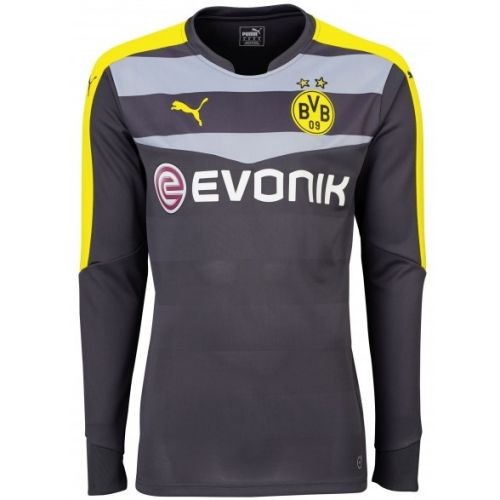 Именная вратарская футбольная футболка для детей Borussia Dortmund Roman Burki Гостевая 2015 2016 короткий рукав XS (рост 110 см)