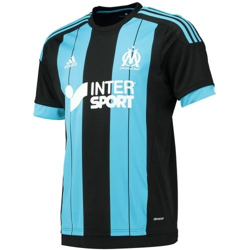 Футбольная футболка для детей Marseille Гостевая 2015 2016 короткий рукав XS (рост 110 см)