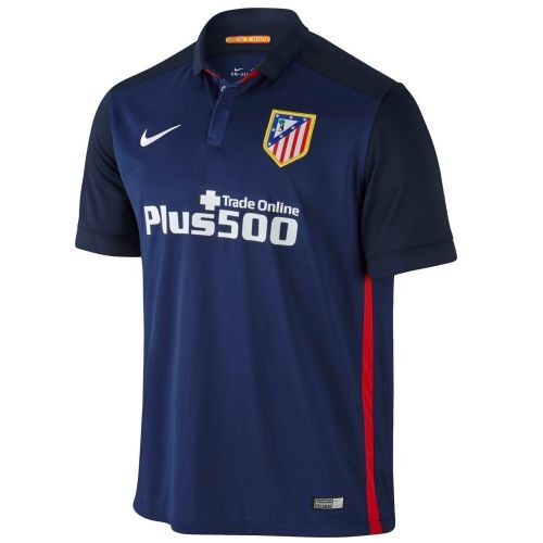 Футбольная футболка для детей Atletico Madrid Гостевая 2015 2016 короткий рукав S (рост 116 см)