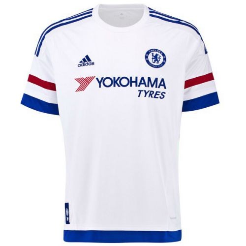 Футбольная футболка для детей Chelsea Гостевая 2015 2016 короткий рукав M (рост 128 см)