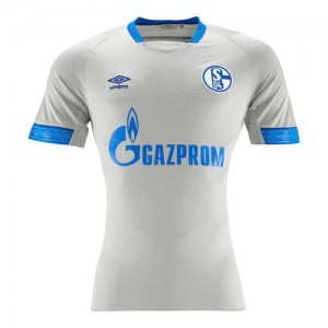 Именная футбольная футболка для детей Schalke 04 Leon Goretzka Гостевая 2018 2019 короткий рукав XS (рост 110 см)
