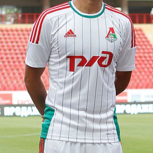 Именная футбольная футболка для детей Lokomotiv Eder Гостевая 2014 2015 короткий рукав 2XS (рост 100 см)