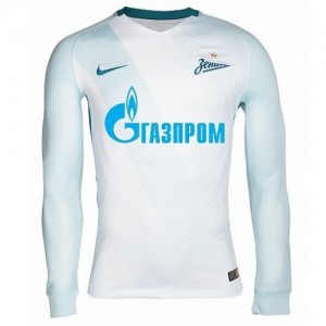 Футбольная футболка для детей Zenit Гостевая 2016 2017 длинный рукав 2XS (рост 100 см)