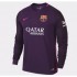 Футбольная футболка для детей Barcelona Гостевая 2016 2017 длинный рукав 2XS (рост 100 см)