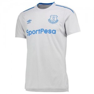 Именная футбольная футболка для детей Everton Oumar Niasse Гостевая 2017 2018 короткий рукав 2XS (рост 100 см)